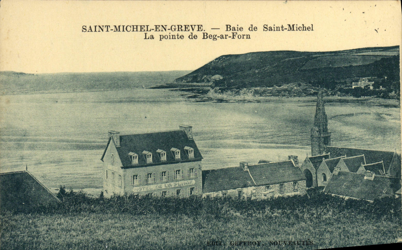 Saint-Michel-en-Grève — Baie de Saint-Michel, La pointe de Beg-ar-Forn — Éd. Gépénoy, Nouvelutes