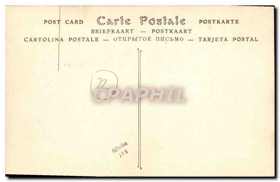 CPA Tregastel Ploumanac'h Vallee Des Grandes Troierou — Rückseite