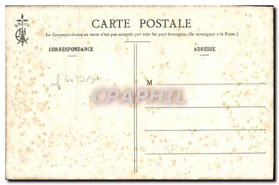 Maison natale de St Yves à Kermartin — Tombeau de St Yves dans la Cathédrale de Tréguier — Éditeur E. Hamon, n°52 — Verso