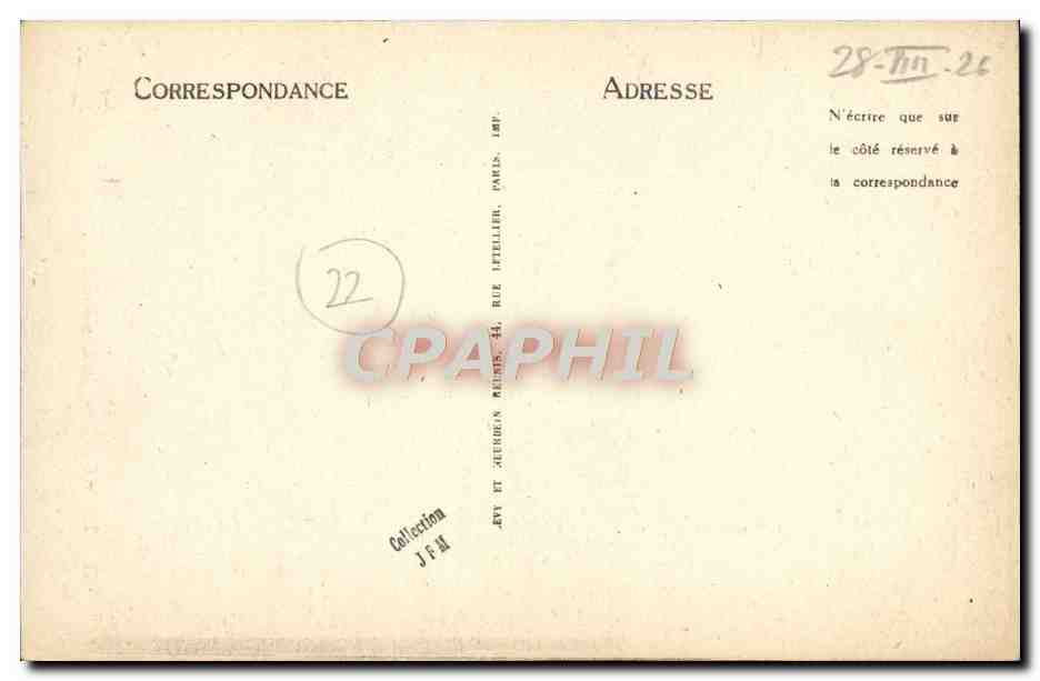 CPA Treguier Maison Natale d'Ernest Renan Femme Enfant — Rückseite