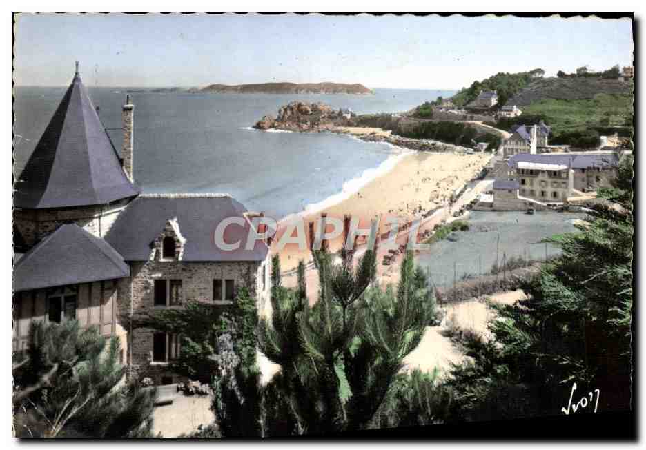 Plage de Trestignel et pointe du château — Perros-Guirec (C.-du-N.) — Éditions d'Art
