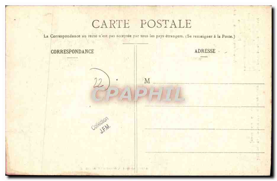 Jeune Fille de Plerin — Coiffes des Côtes-du-Nord — Paul Pionis, Auteur des Coiffes Angevines — N° 297 de la Collection G. I. D. de Nantes — Verso