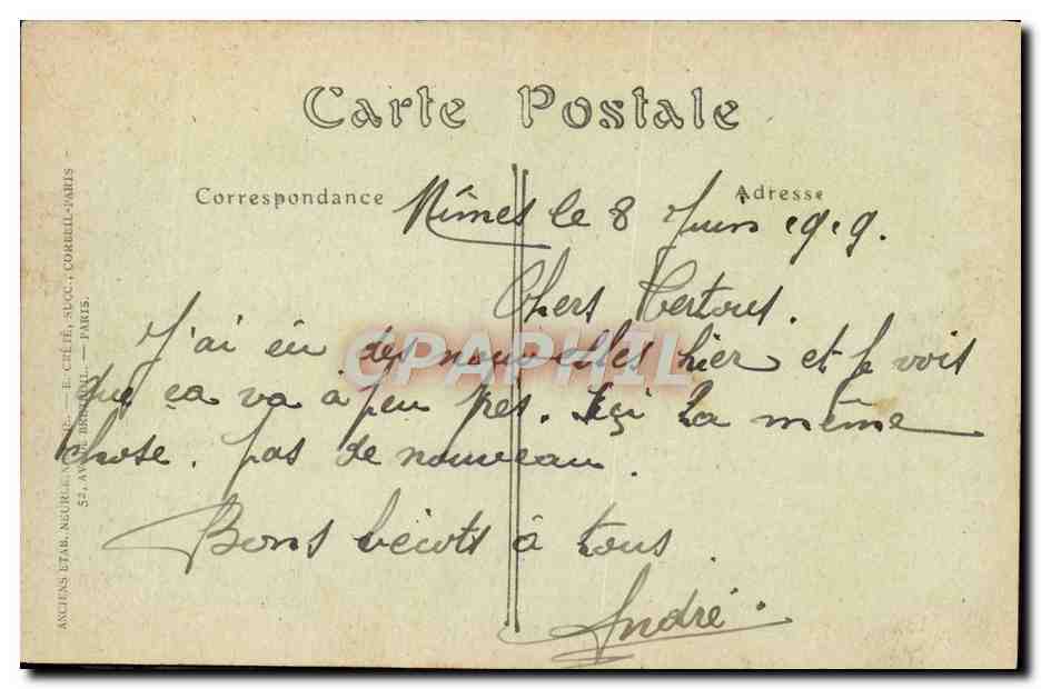 Nîmes — La Maison carrée et le Théâtre — ND. Phot. — Rückseite