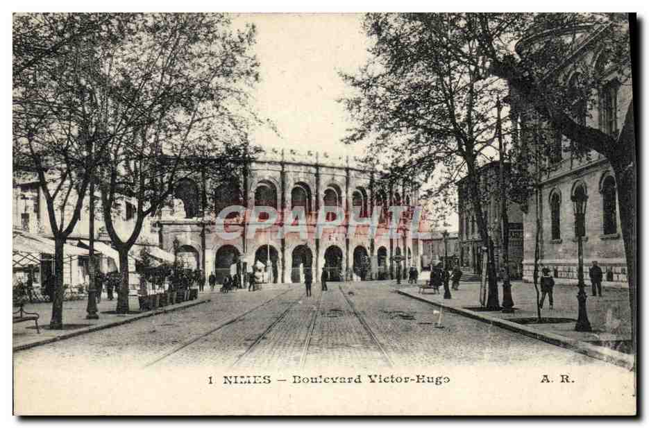 CPA Nimes Boulevard Victor Hugo