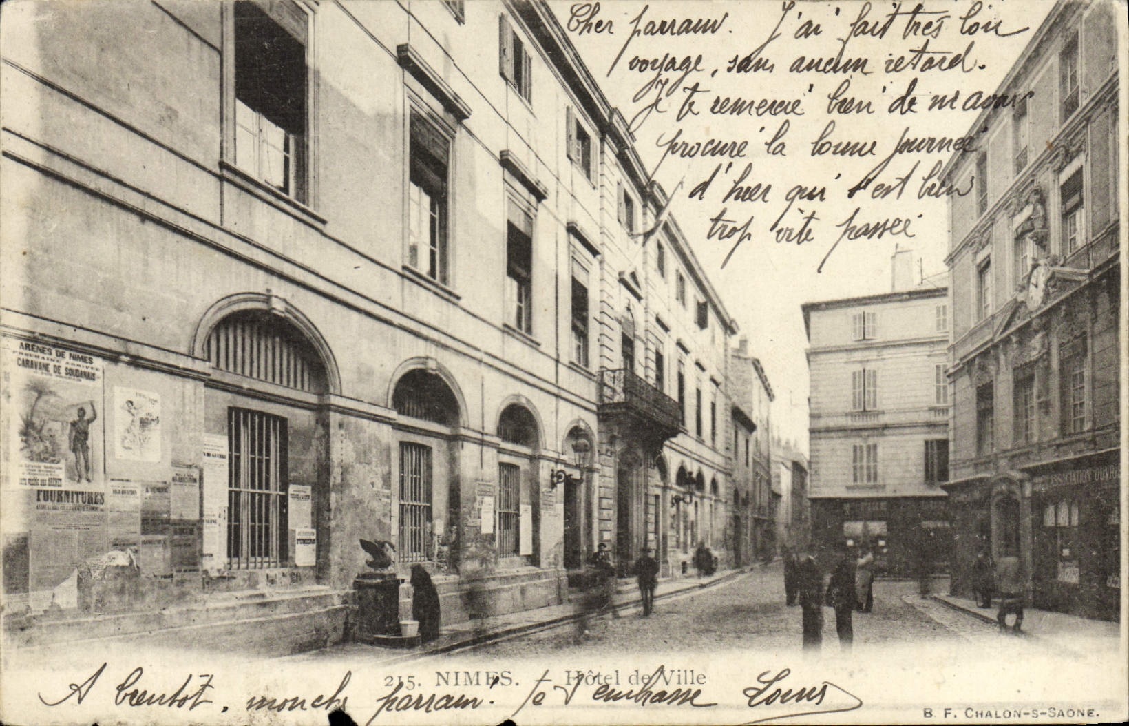 CPA Nimes l'Hotel De Ville