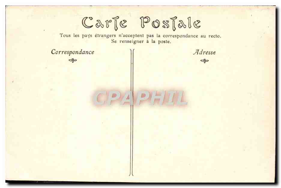 PLOUGASNOU (Finistère) — Die Kirche und die Gärten — CPAPHIL — Rückseite