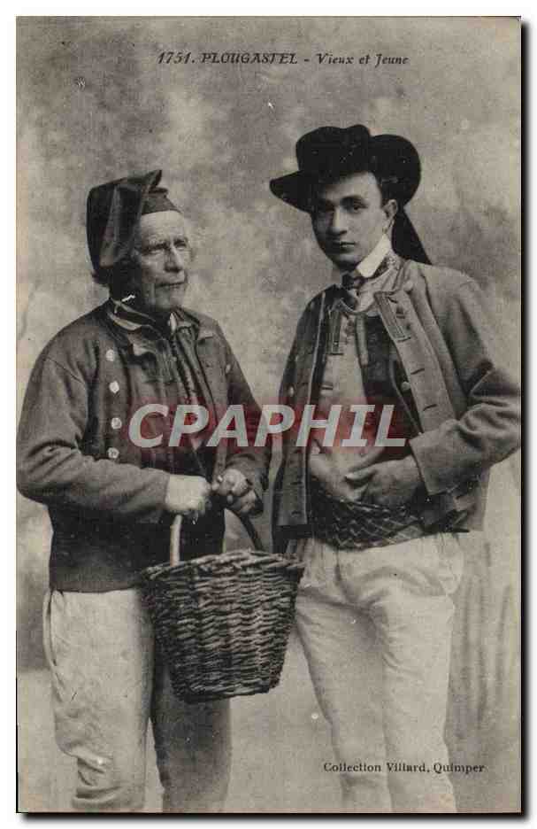 CPA Plougastel Vieux Et Jeune Folklore
