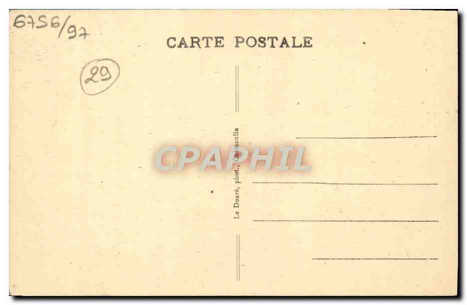 CPA Plougastel Daoulas Details Du Calvaire — Rückseite