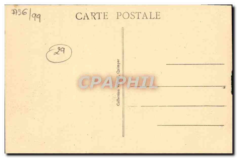 CPA La Pointe Du Raz La Baie Des Trepasses — Rückseite