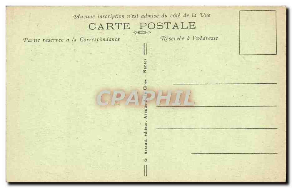 CPA Pont Croix L'Eglise de Roseudon — Rückseite