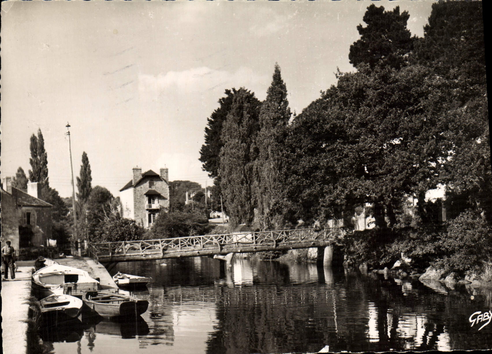 CPM Pont Aven La Passerelle sur l'Aven