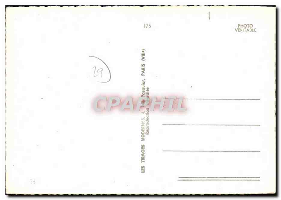 CPM La Plage Port Manech le fortin et le Phare — Rückseite