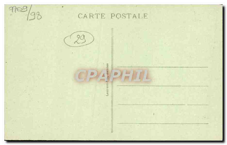 CPA Quimperle l'Eglise St Michel Tour du 15eme — Rückseite