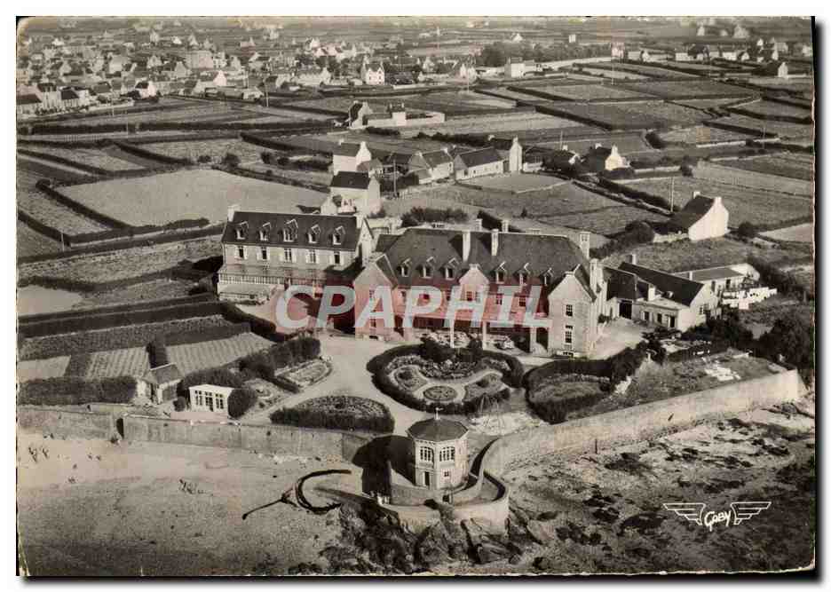 CPM Maison de Repos Saint Luc Roscoff vue Aerienne