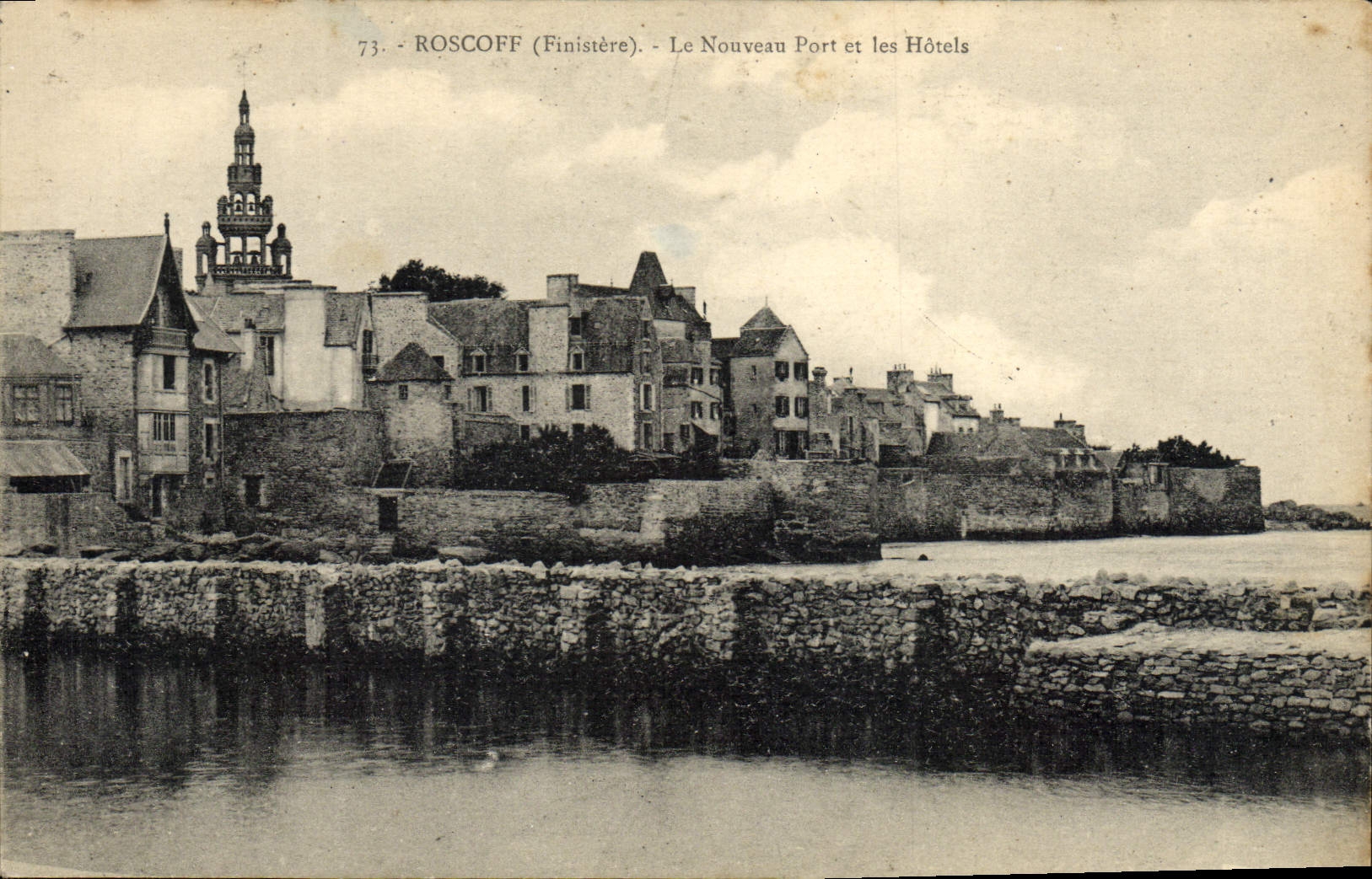 CPA Roscoff La Nouveau Port et les Hotels