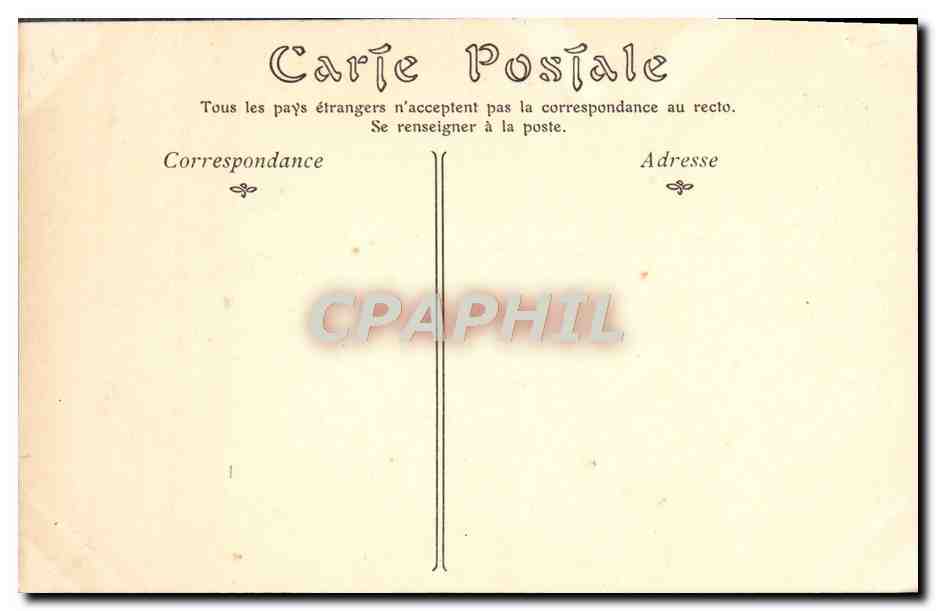 CPA Morlaix Vieilles Maisons de la Rue des Nobles — Rückseite