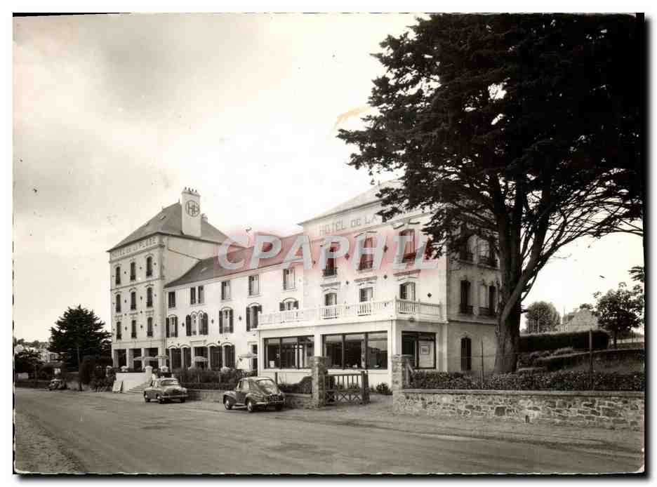 CPM Morgat Hotel de la plage Vue sur la mer