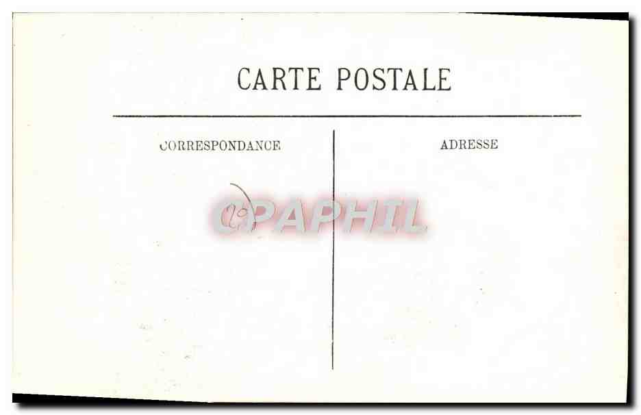 CPA Locronan La Place et L'Eglise — Rückseite