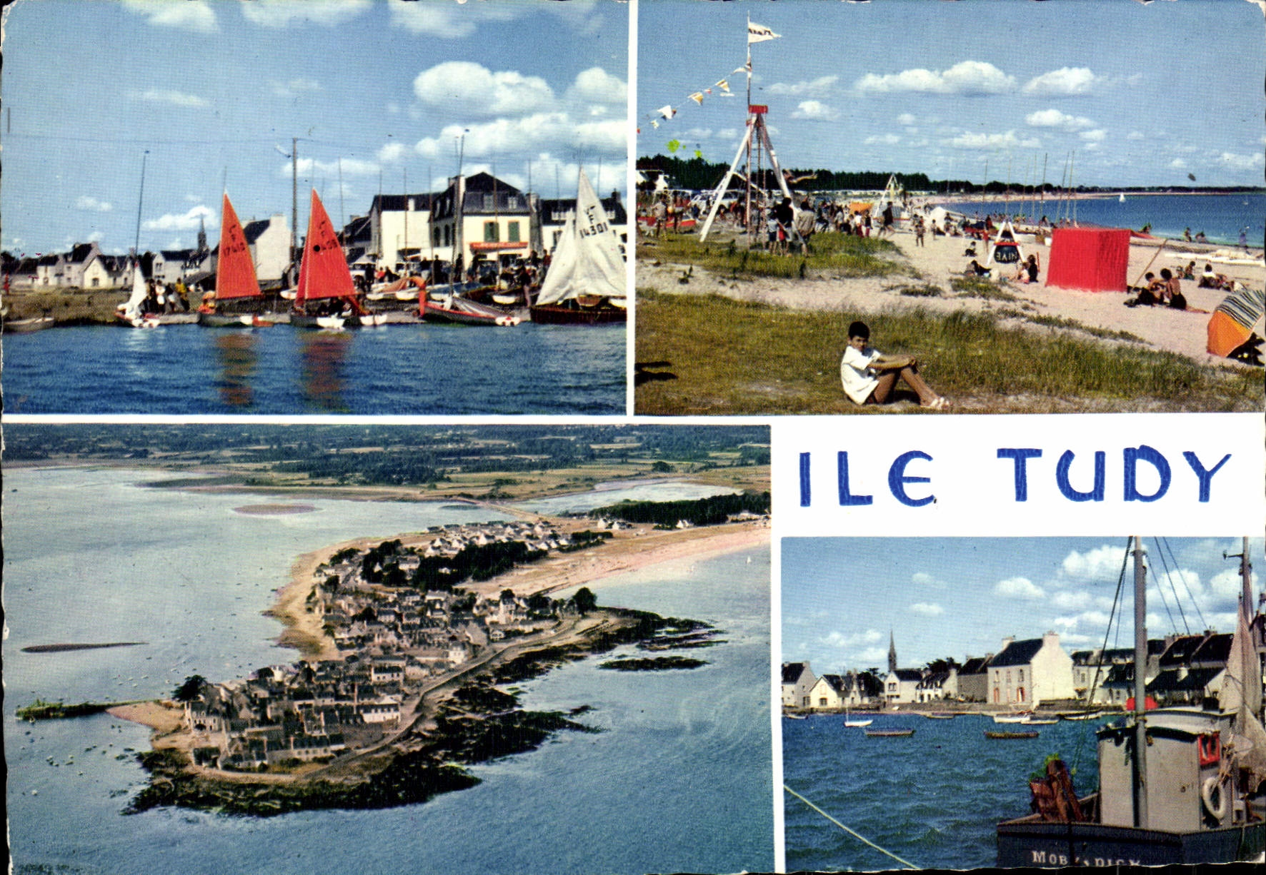 Ile Tudy — vue panoramique et port — éditeur IRIS JOS