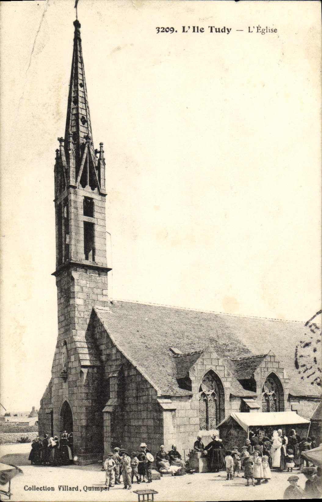 CPA L'Ile Tudy L'Eglise