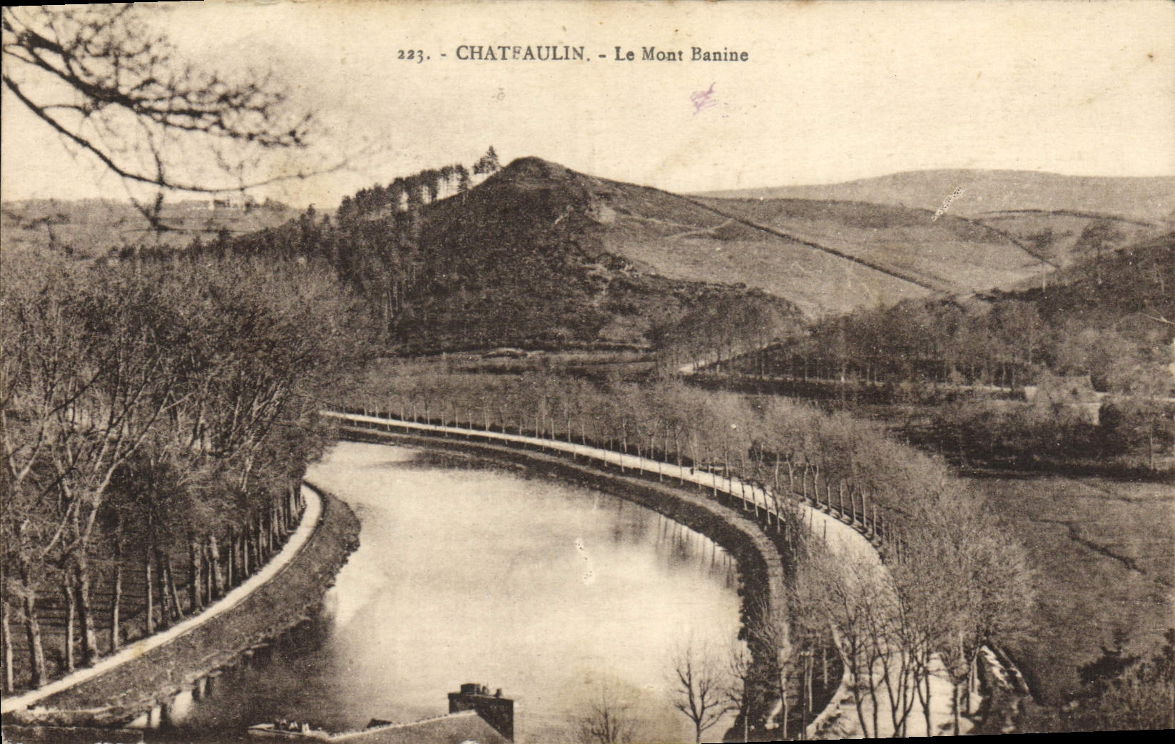 CPA Chateaulin Le Mont Banine