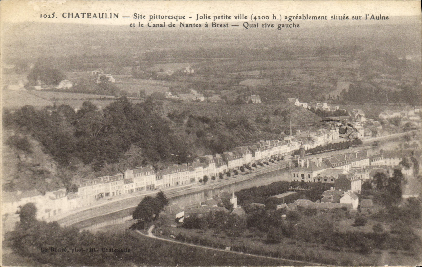 CPA Chateaulin Site Pittoresque Jolie petite ville 