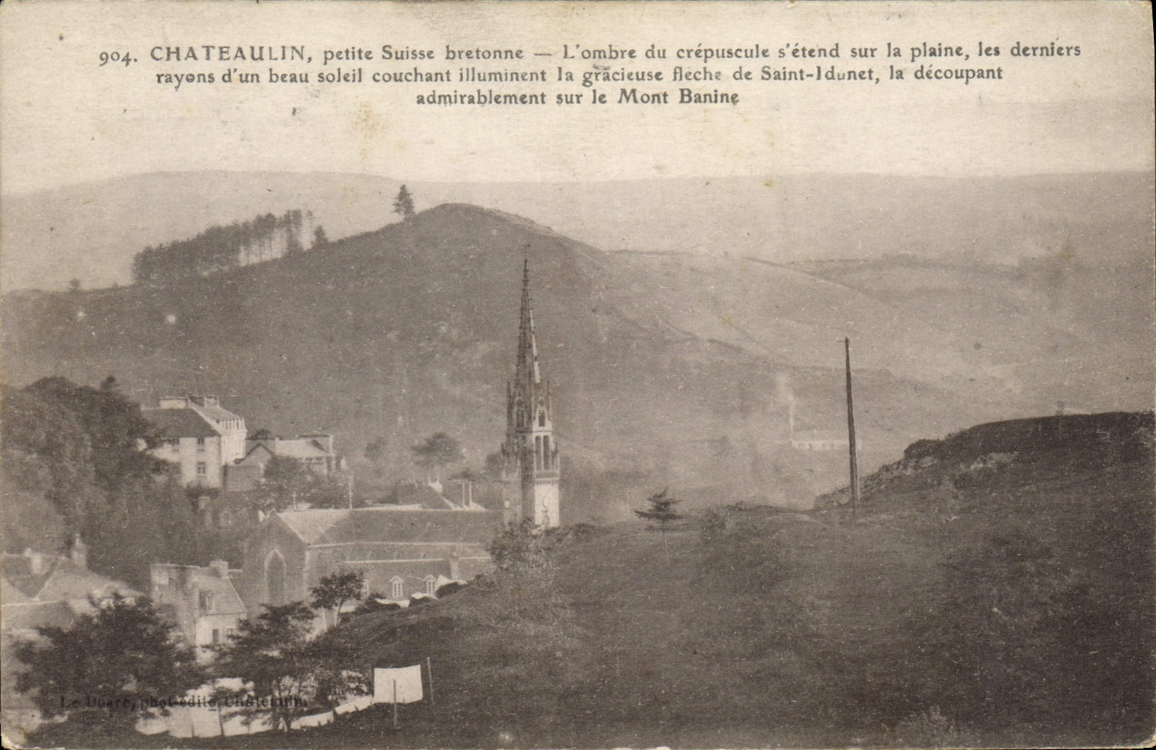 CPA Chateaulin Petite Suisse bretonne 