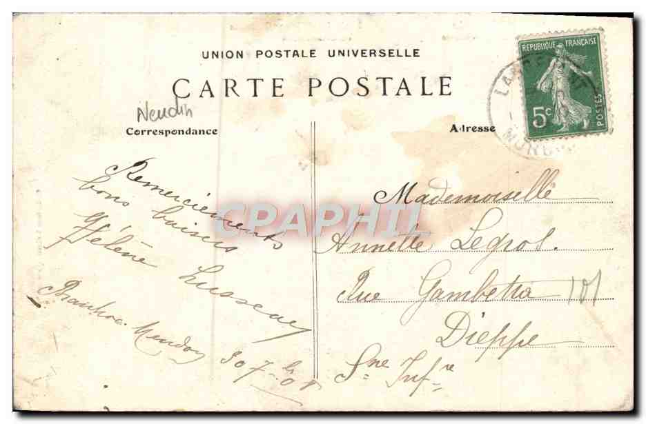 CPA Chateaulin Etude des differents Costumes de Cornouailles — Rückseite