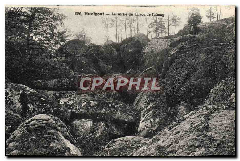 CPA Huelgoat La sortie du chaos de L'Etang
