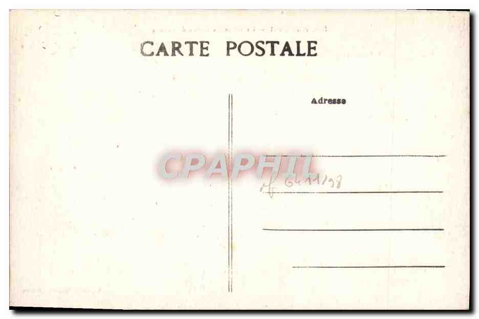 CPA Huelgoat La sortie du chaos de L'Etang — Rückseite