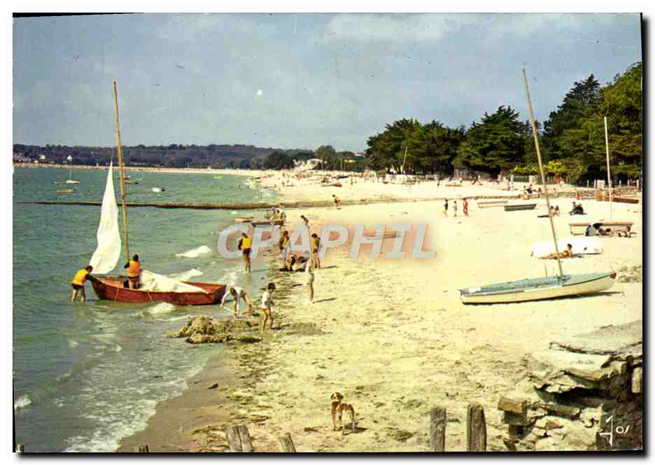 CPM La Foret Fouesnant La Plage de Kerleven