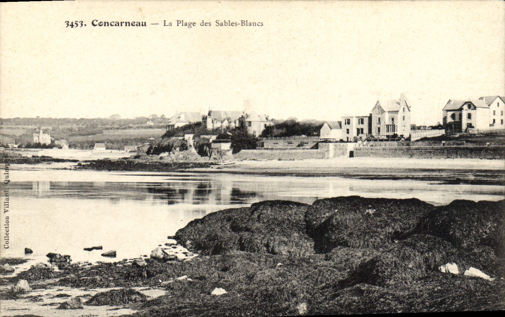 CPA Concarneau La Plage des Sables Blancs