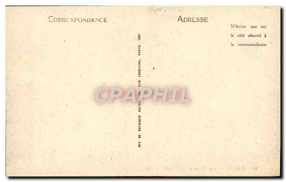 CPA Brest Le Rade et le Goulet Bateaux — Rückseite