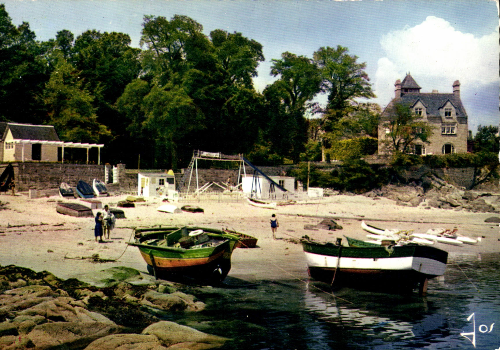 CPM Bretagne En Couleurs Beg Meil La Plage de la Cale