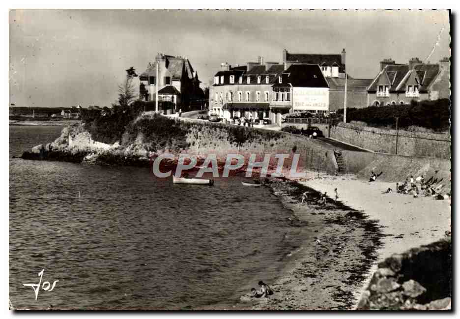 Aberwrac'h (Finistère) — La plage et l'Hôtel des Anges — Éditions d'Art Jos, Châtaignin