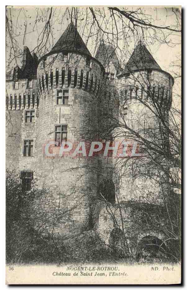 Nugent-le-Rotrou — Château de Saint Jean, l'Entrée — ND. Phot.