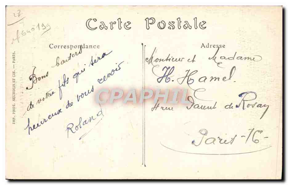 Nugent-le-Rotrou — Château de Saint Jean, l'Entrée — ND. Phot. — Verso