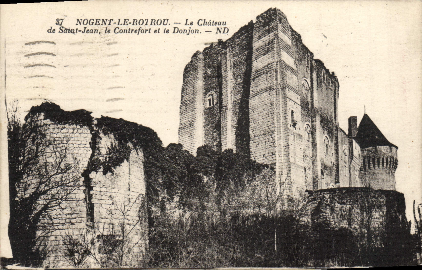 Nogent-le-Rotrou — Le Château de Saint-Jean, le Contrefort et le Donjon — ND
