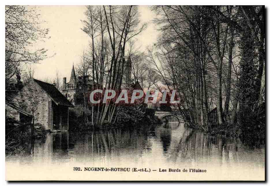 CPA Nogent Le Rotrou Les Bords De l'Huisne