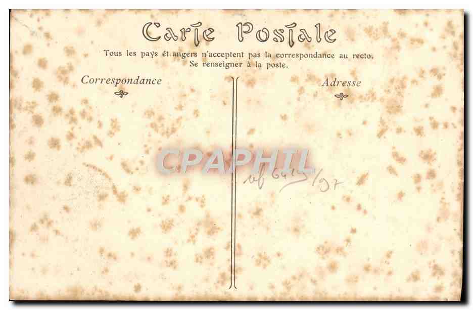 Château de Maintenon — Façade Septentrionale — Éditeur non identifié, n° de série 13 — Verso