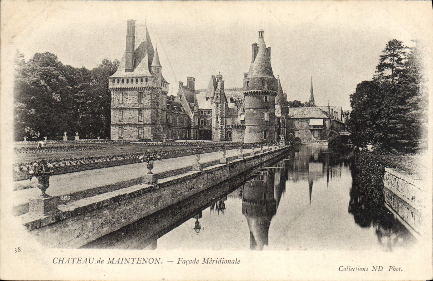 CPA Chateau De Maintenon Facade Meridionale