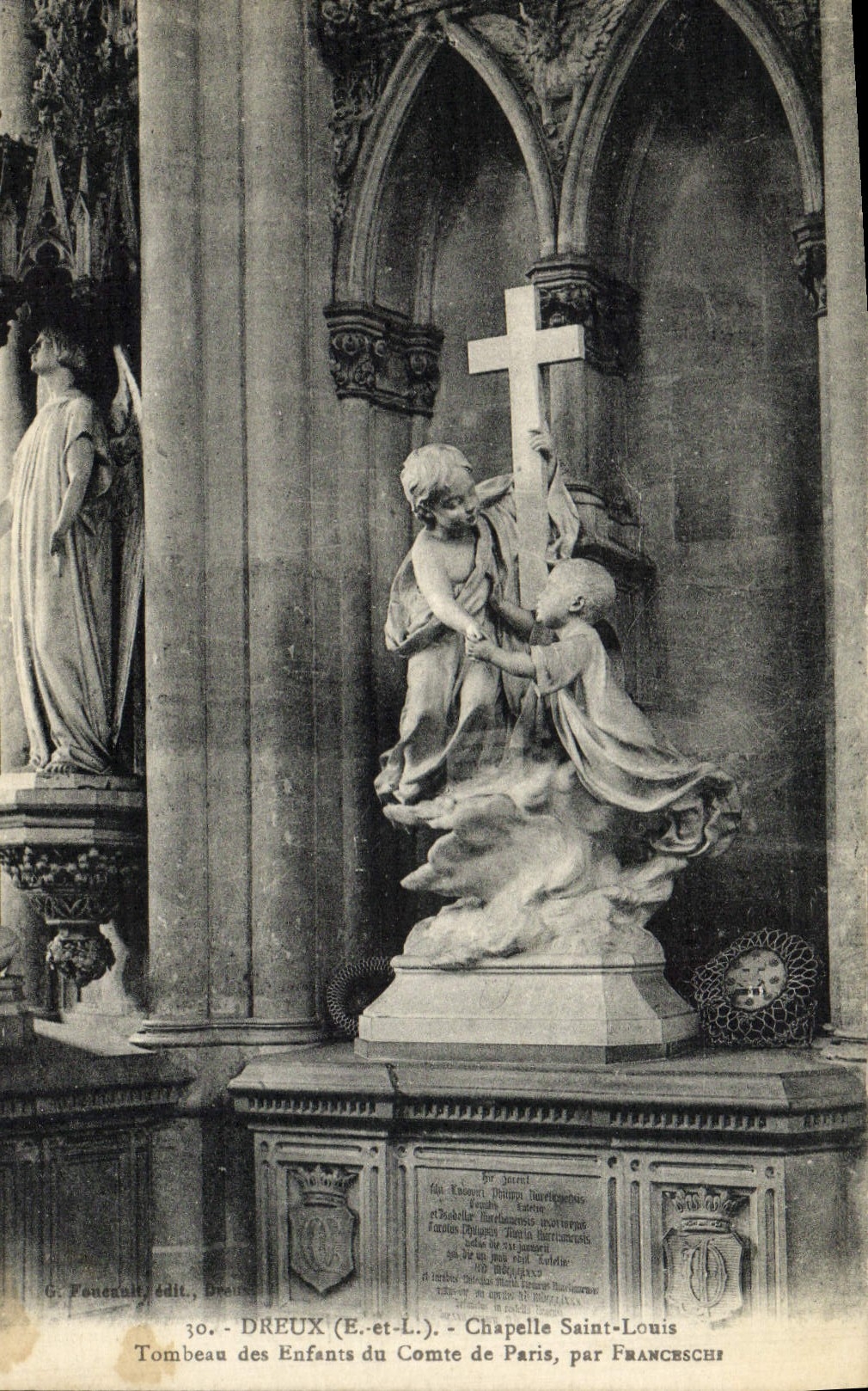 Tombeau des Enfants du Comte de Paris — Chapelle Saint-Louis, Paris — par Franceschi