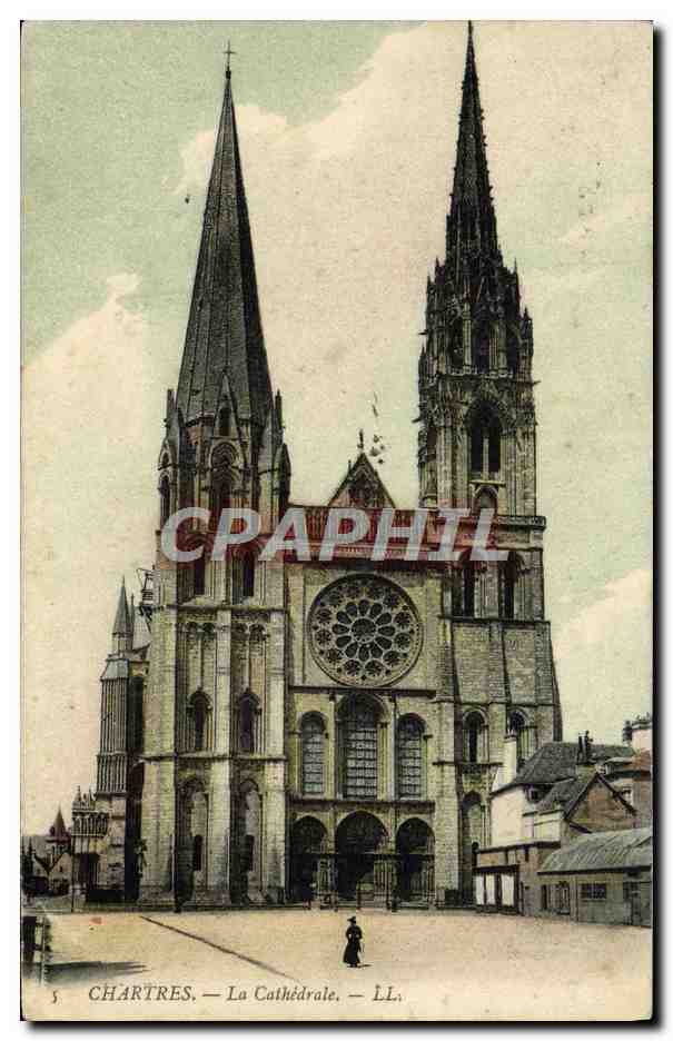CPA Chartres La Cathedrale