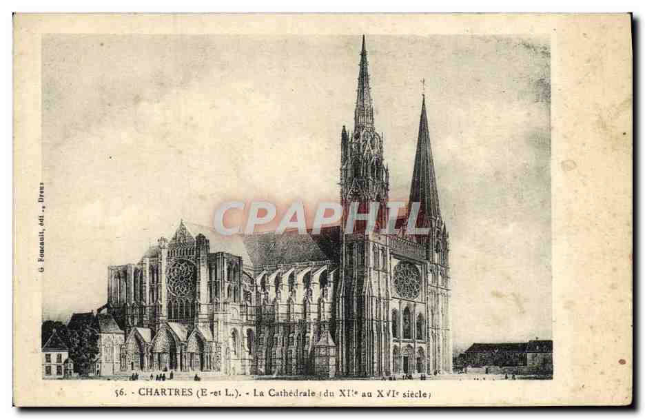 CPA Chartres La Cathedrale