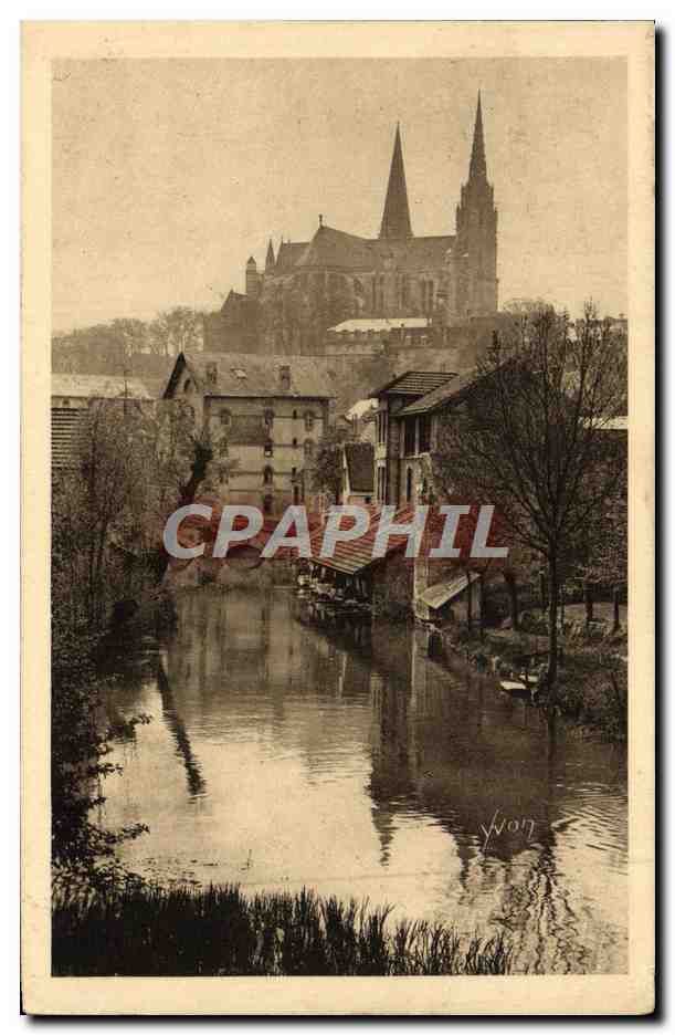 CPA La Douce France Chartres Les Bords De l'Eure Lavoir 