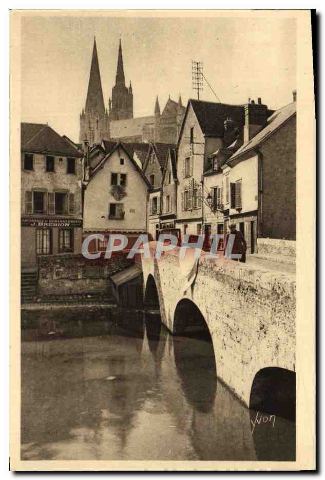 CPA La Douce France Chartres Vieux Pont Et Vieilles Maisons