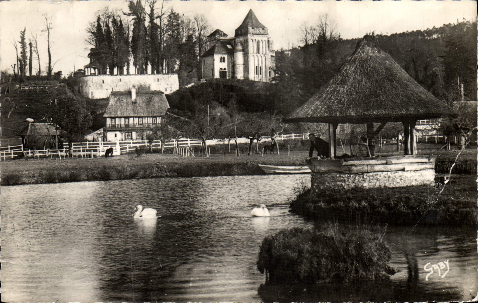 CPM Environs De Pont Audemer Saint Mards De Blacarville La Tour Romane