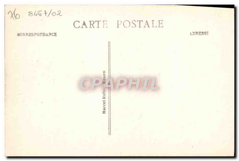 De Rouen au Havre à bord du "Félix-Faure" — Le Bac de Quillebeuf — Éditeur Marcel Raffet, Rouen — Reverso