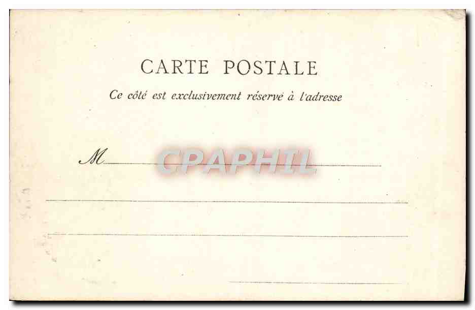CPA Gisors Donjons — Rückseite