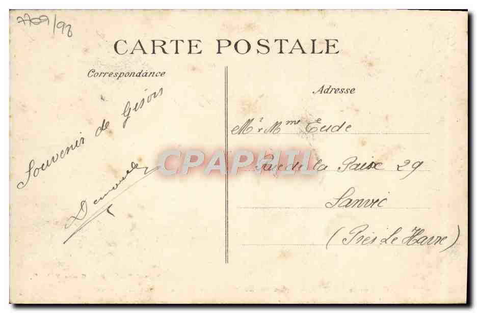 CPA Gisors Casemates Et Tour A Eperon — Rückseite